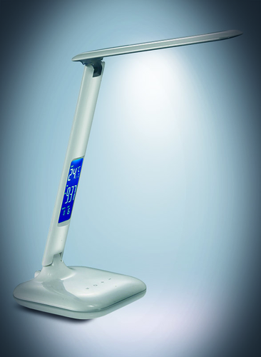 WO43 stmívatelná stolní lampička s displejem